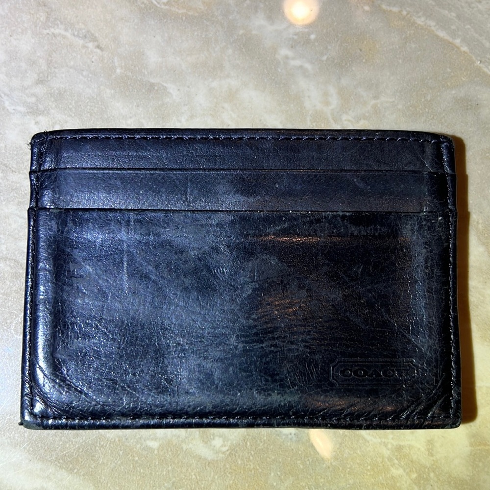 Authentic Coach - Card Holder - Black